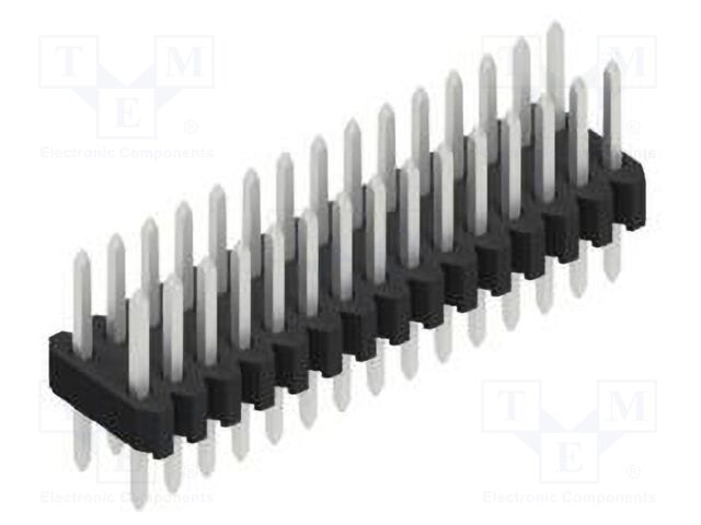 Connector: pin strips; pin header; male; PIN: 30; 1.27mm; THT; 2x15