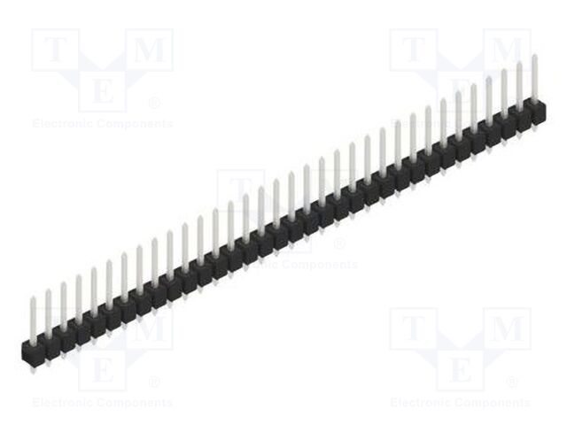 Connector: pin strips; pin header; male; PIN: 34; 2.54mm; THT; 1x34