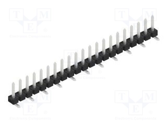 Connector: pin strips; pin header; male; PIN: 21; 2.54mm; SMT; 1x21