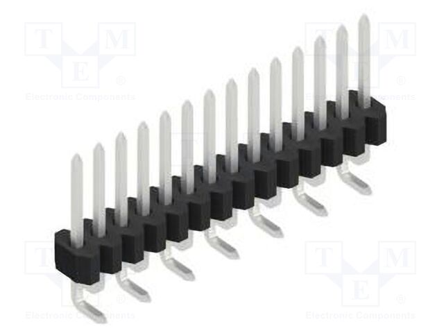 Connector: pin strips; pin header; male; PIN: 14; 1.27mm; SMT; 1x14