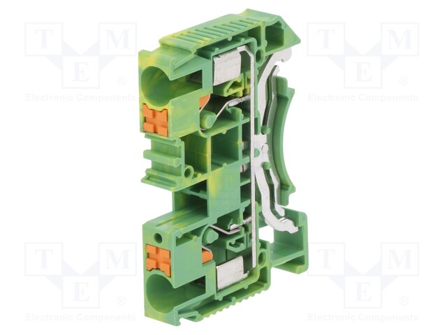 Splice terminal: rail; 0.5÷10mm2; ways: 1; terminals: 2; TS35; 1kV