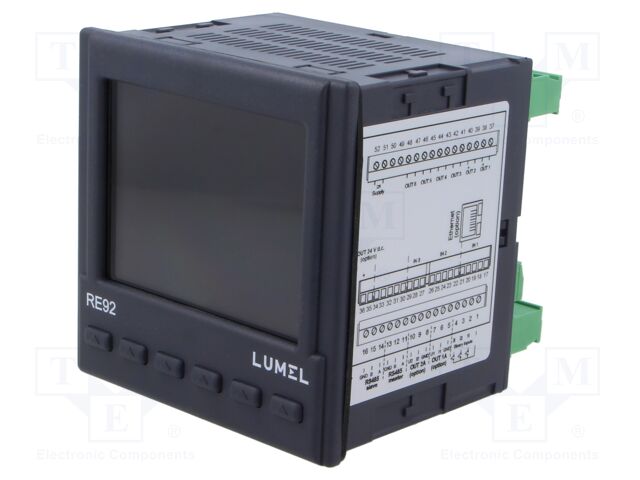 Module: dual channel regulator; IN 3: 0/4÷20mA; on panel; RE92