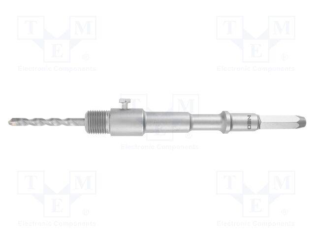 Hole saw adapter; 200mm; Holder: hexagonal; hole saw; Kit: adapter
