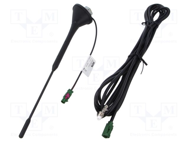 Antenna; car top,automotive,external; 265mm; UHF; universal; 5m