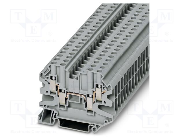 Splice terminal: rail; UT; 32A; 1kV; screw terminal; PA; 0.14÷6mm2
