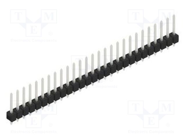 Connector: pin strips; pin header; male; PIN: 27; 2.54mm; THT; 1x27