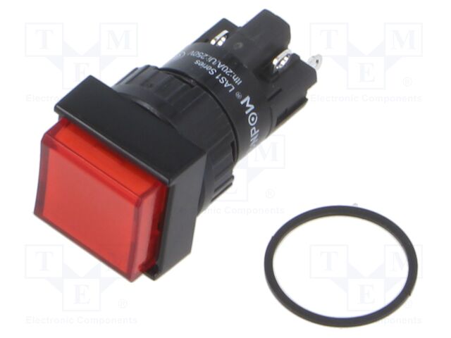 Switch: push-button; Pos: 2; SPDT; 2A/220VAC; 0.1A/220VDC; ON-(ON)