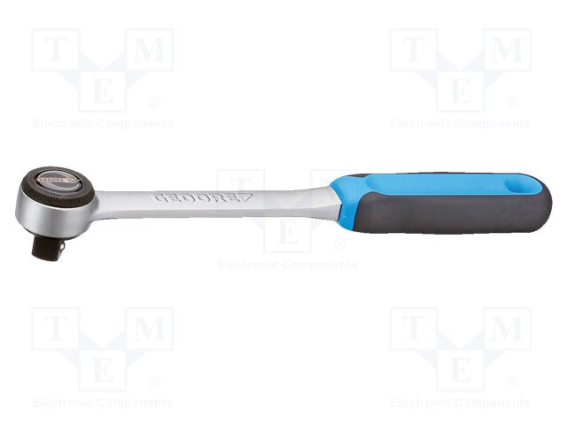 Rattle; socket spanner; 1/2"; Chrom-vanadium steel; 270mm