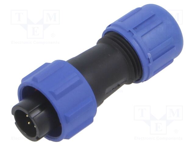 Plug; SY11; male; PIN: 4; IP67; 4÷6.5mm; 3A; soldering; for cable