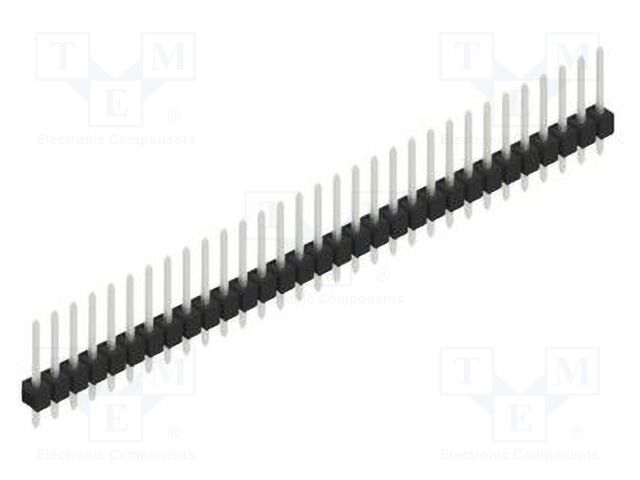 Connector: pin strips; pin header; male; PIN: 31; 2.54mm; THT; 1x31