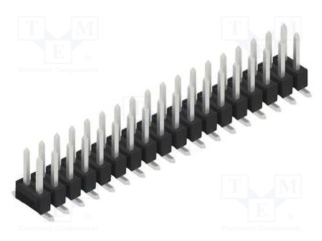 Connector: pin strips; pin header; male; PIN: 36; 2.54mm; SMT; 2x18