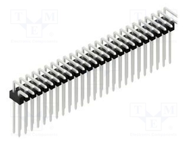 Connector: pin strips; pin header; male; PIN: 50; 2.54mm; THT; 2x25