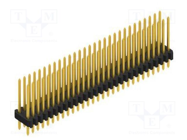 Connector: pin strips; pin header; male; PIN: 58; 1.27mm; THT; 2x29