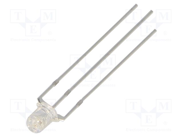 LED; blue,yellow; 3mm; 140°; Front: flat; 2.1÷2.6/2.9÷3.4VDC