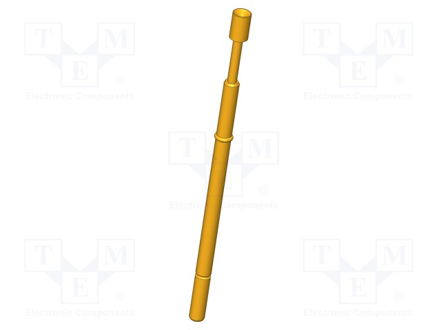 Test needle; Operational spring compression: 4mm; 8A; Ø: 2mm