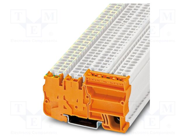 Splice terminal: rail; 30A; 250V; spring clamp; PA; 0.08÷4mm2