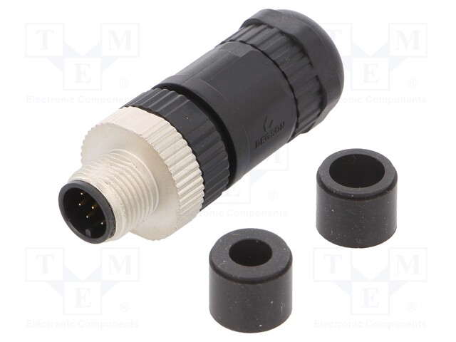 Plug; M12; PIN: 8; male; A code-DeviceNet / CANopen; for cable