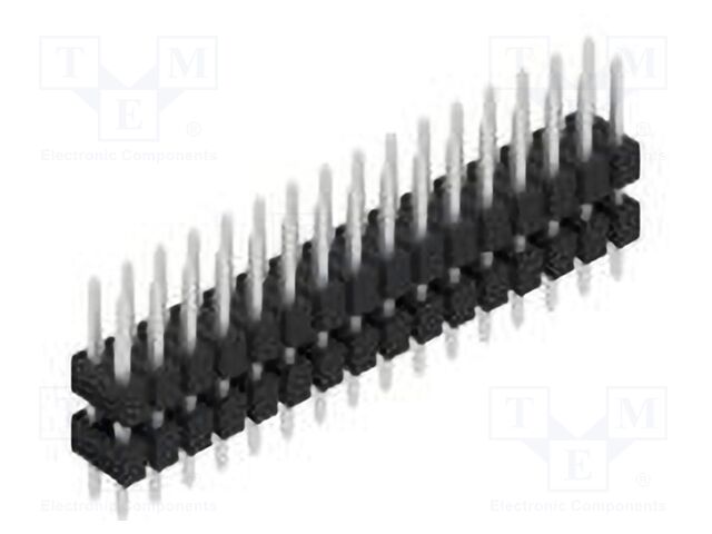 Connector: pin strips; pin header; male; PIN: 32; 2.54mm; THT; 2x16