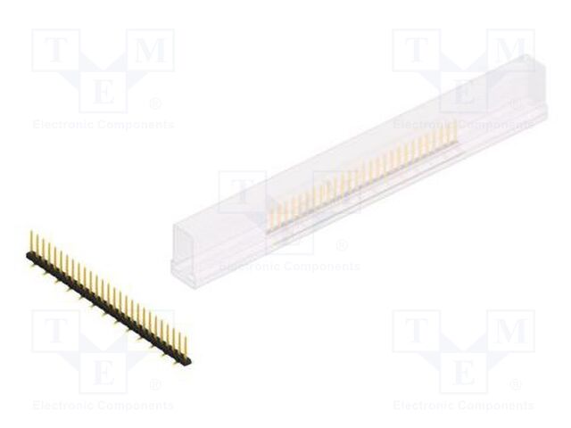 Connector: pin strips; pin header; male; PIN: 27; 2mm; SMT; 1x27