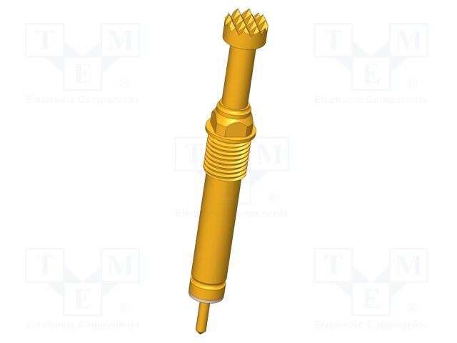 Test needle; Maksimum spring compression: 5mm; 3A; Contacts: CuBe
