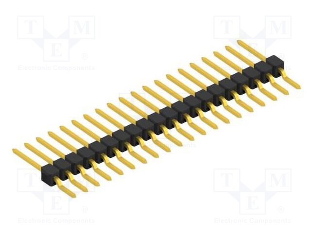Connector: pin strips; pin header; male; PIN: 20; 2.54mm; SMT; 1x20