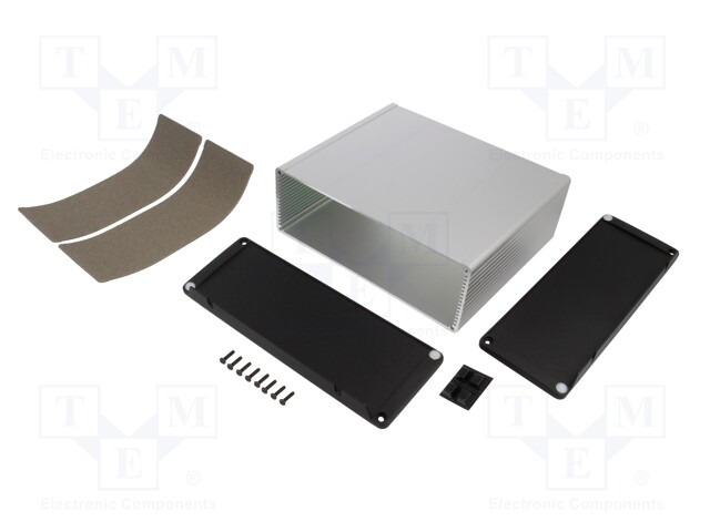 Enclosure: shielding; X: 191mm; Y: 160mm; Z: 68mm; aluminium; natural