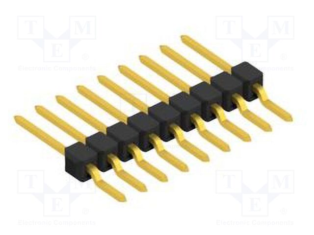 Connector: pin strips; pin header; male; PIN: 9; 2.54mm; SMT; 1x9