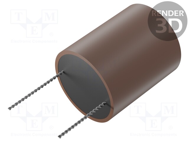 Capacitor: aluminum-polypropylene-paper; 0.56uF; 250VDC; ±5%