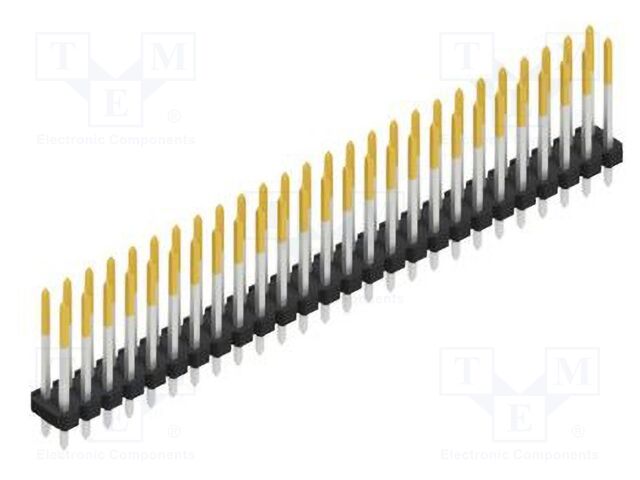 Connector: pin strips; pin header; male; PIN: 52; 2.54mm; THT; 2x26