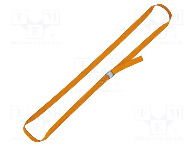 Fastening belt; L: 0.5m; Width: 25mm; with a buckle