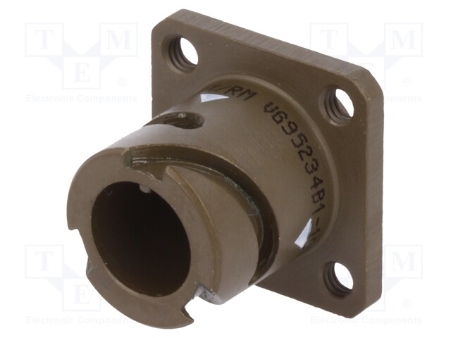 Connector: circular; VG95234; socket; male; PIN: 2; with contacts