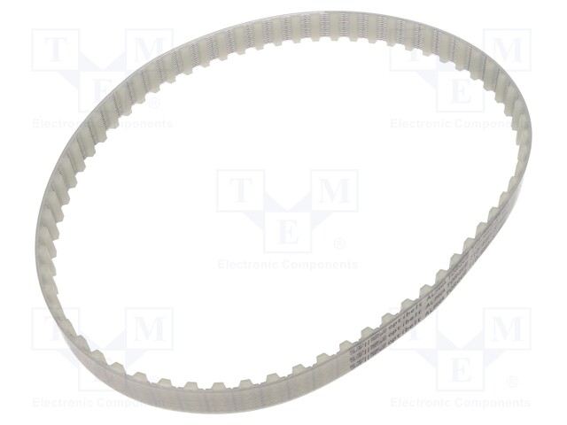 Timing belt; T10; W: 16mm; H: 4.5mm; Lw: 660mm; Tooth height: 2.5mm