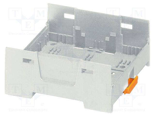 Enclosure base; grey; UL94V-0; EH 67,5 F; for DIN rail mounting