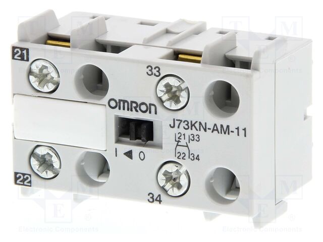 Auxiliary contacts; Leads: screw terminals; Contacts: NC + NO