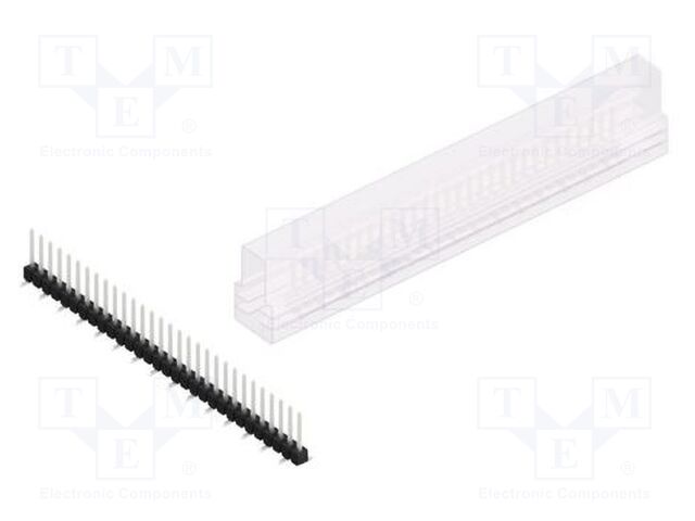 Connector: pin strips; pin header; male; PIN: 30; 2.54mm; SMT; 1x30