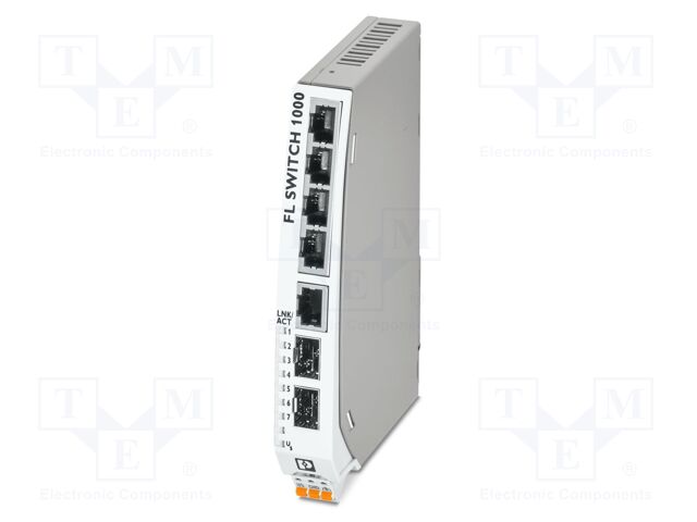 Switch Ethernet; unmanaged; Number of ports: 7; 9÷32VDC; IP30