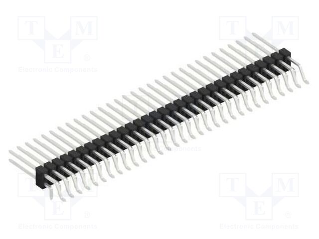 Connector: pin strips; pin header; male; PIN: 62; 2.54mm; SMT,THT