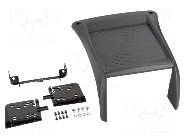 Radio frame; Citroën,Fiat,Peugeot; 2 DIN; anthracite