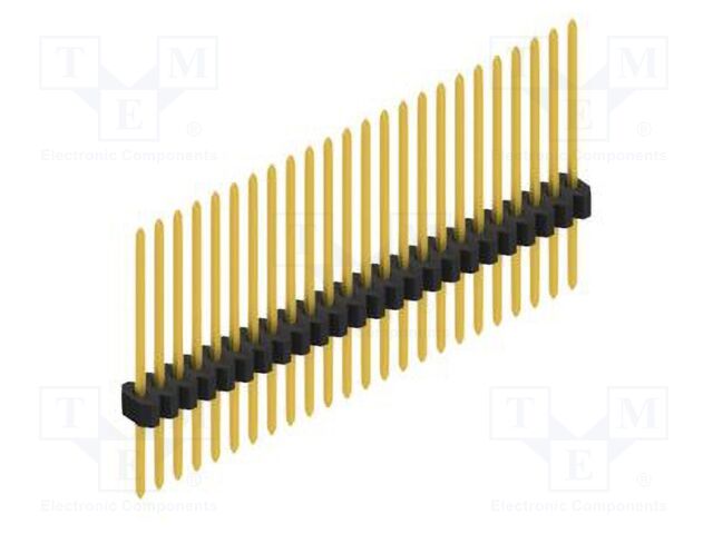 Connector: pin strips; pin header; male; PIN: 24; 1.27mm; THT; 1x24