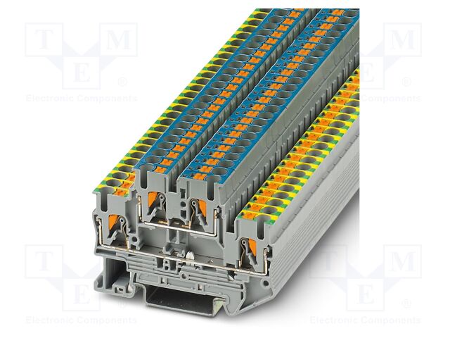 Splice terminal: rail; PT; PA; terminals: 4; W: 5.2mm; H: 68mm