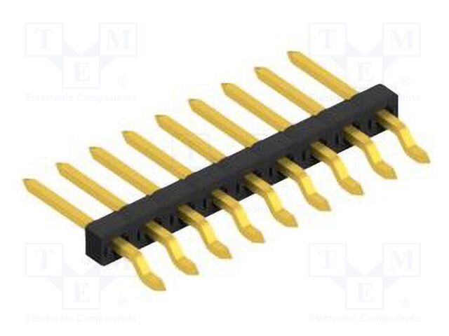 Connector: pin strips; pin header; male; PIN: 9; 2mm; SMT; 1x9; 100V