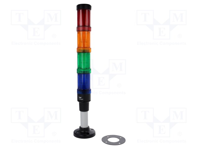 Signaller: signalling column; LED; red/orange/green/blue; IP66