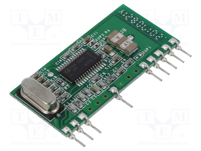 Module: RF; FM receiver; ASK,FSK; 433.92MHz; -102dBm; 4.5÷5.5VDC