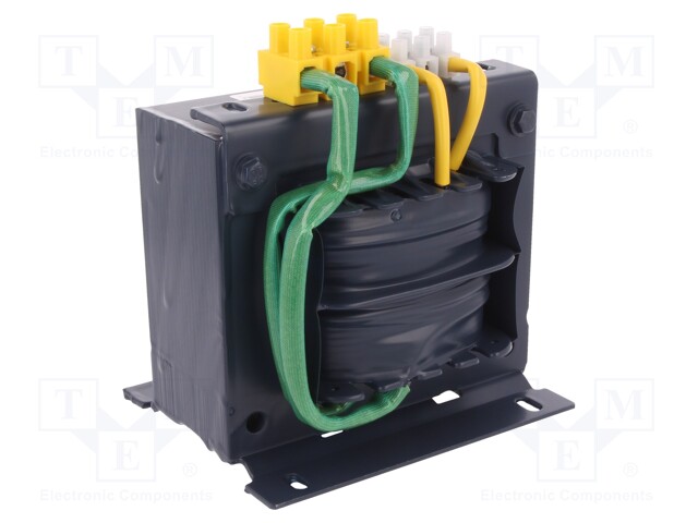 Transformer: mains; 500VA; 230VAC; 24V; Leads: terminal block; IP00