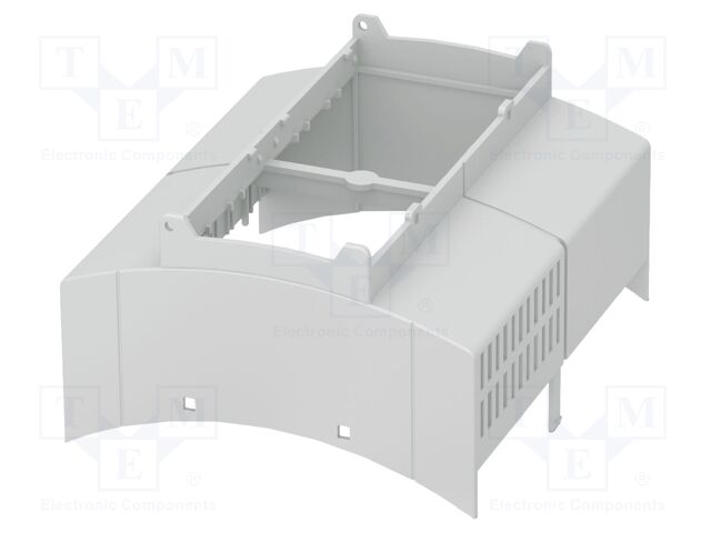 Upper housing; grey; BC 107,6; X: 107.6mm; Y: 89.7mm; Z: 54.85mm
