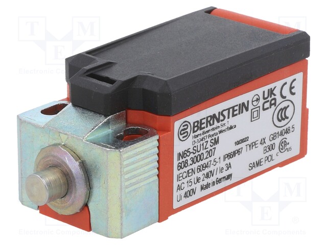Limit switch; NO + NC; 5A; max.240VAC; max.24VDC; M20; IP66