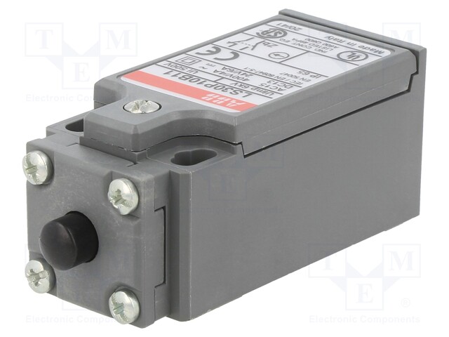 Limit switch; pin plunger Ø8mm; NO + NC; 10A; max.400VAC; PG13,5