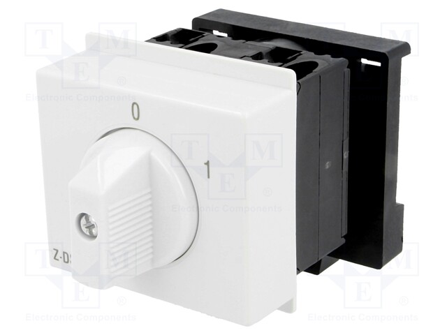 Module: rotary switch; 20A; Mounting: DIN; IP20; 250VAC; 52x65x60mm