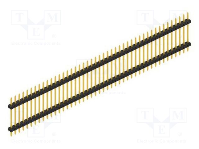 Connector: pin strips; pin header; male; PIN: 45; 2mm; THT; 1x45