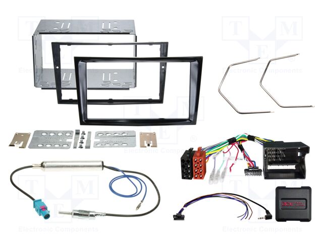 Adapter for control from steering wheel; Opel; black gloss